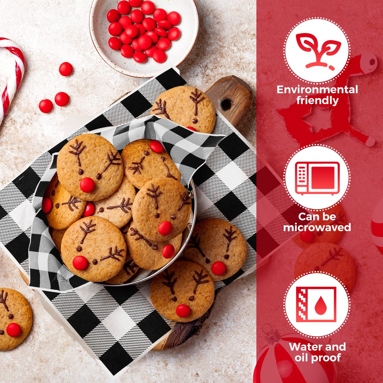 Suiwen 150 Sheets 8.6 X 9.8 In Deli Paper Sheets Sandwich Paper Dry Wax Paper Sheets Oil Proof Food Basket Liners Food Wrapping Paper For Bread, Party, Picnic, Festival, BBQ (Purple - View #9