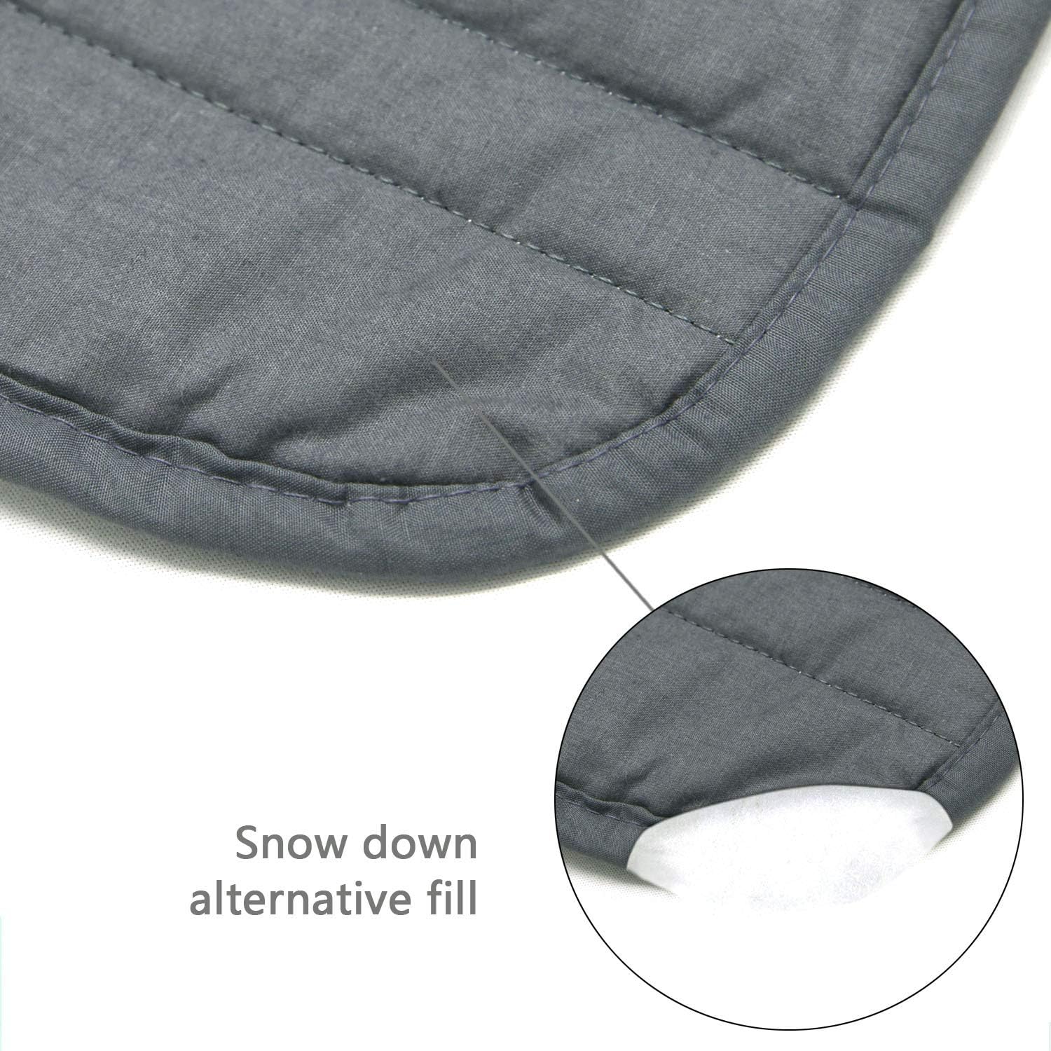 Bed Skirt King Size with 14 inch Drop,Blended Quilted Bedframe Cover, Box Spring Cover,Wrap Around Bed Skirt,Fade Resistant Dust(Charcoal, King)