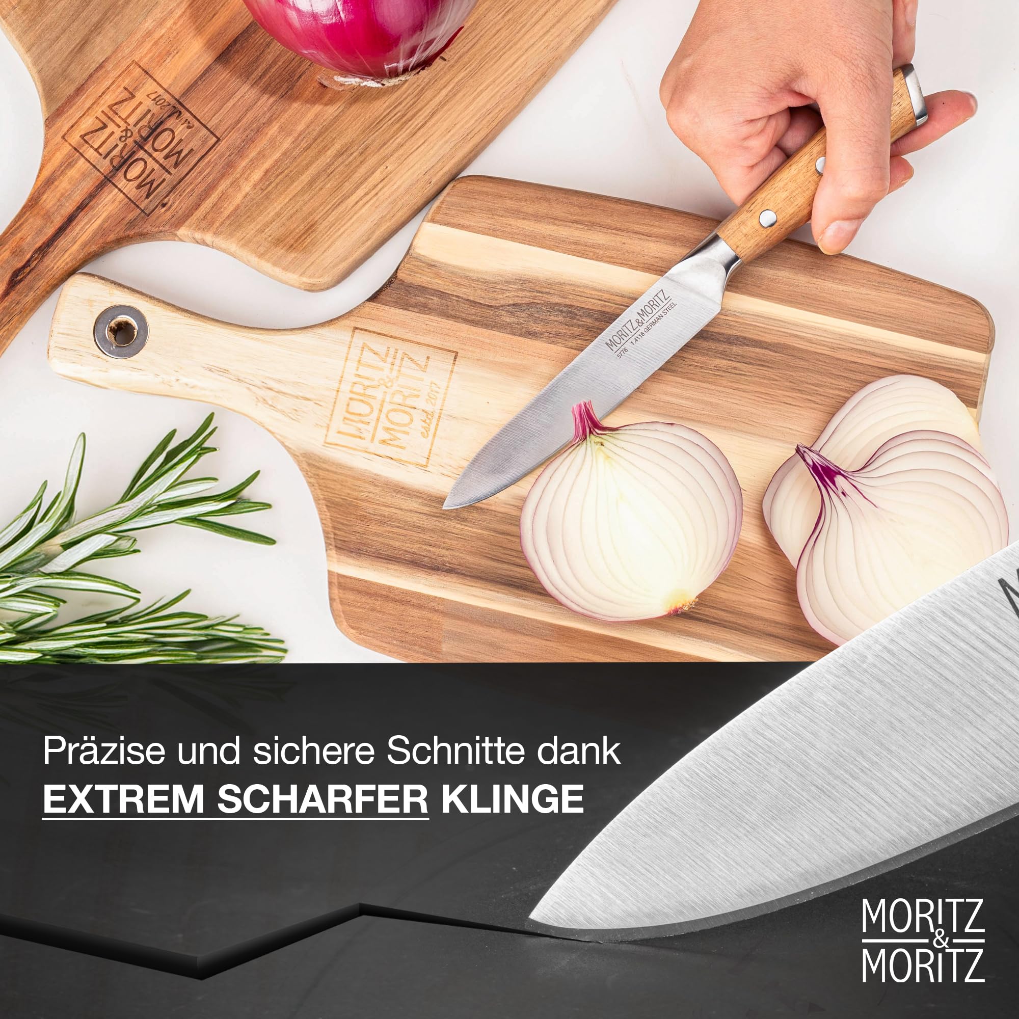 Moritz & Moritz Starter Messerset 3-teilig bestehend aus Universalmesser – Bild 6