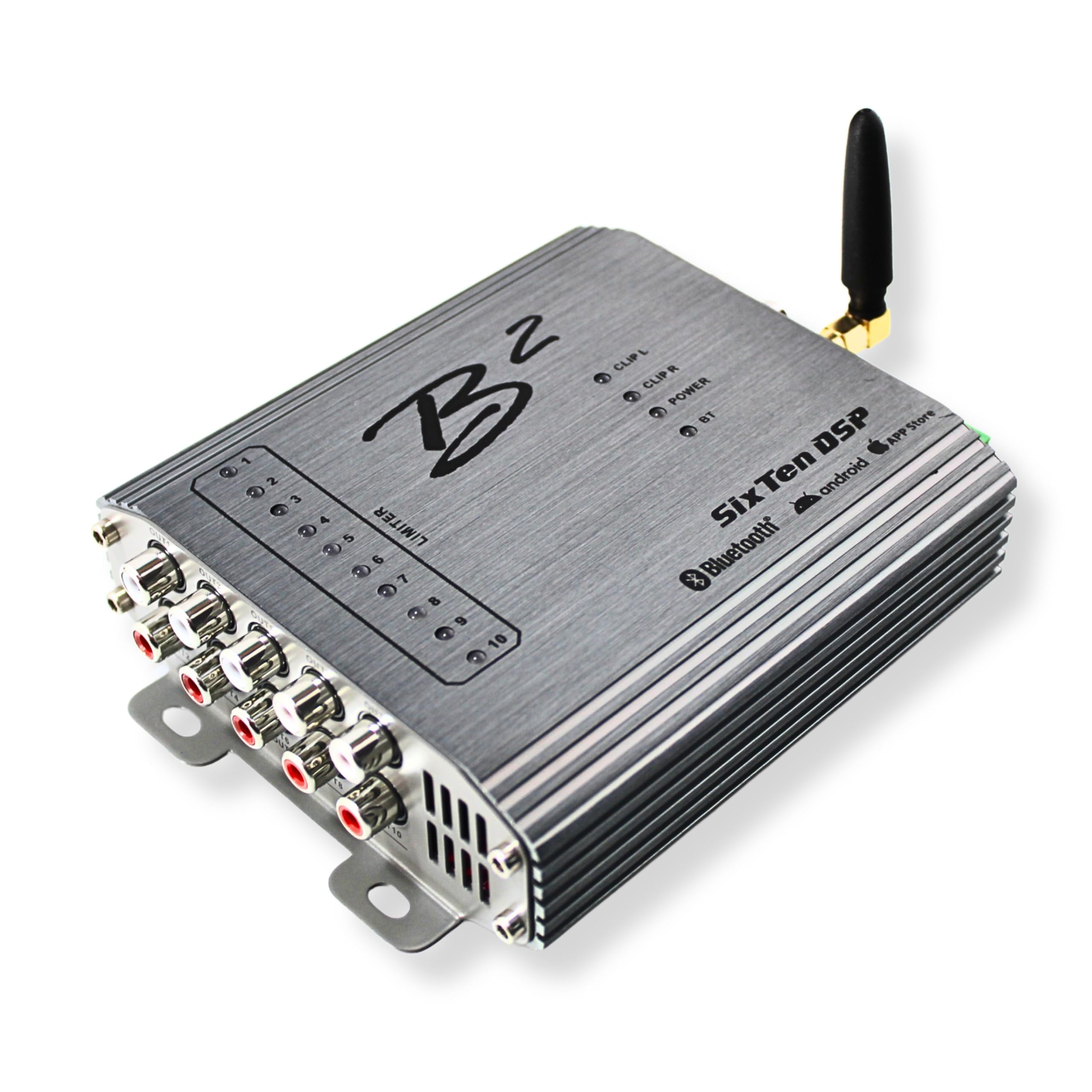 4v 10 Channel DSP with Bluetooth iOS/Android App 96 KHz - 32 Bit