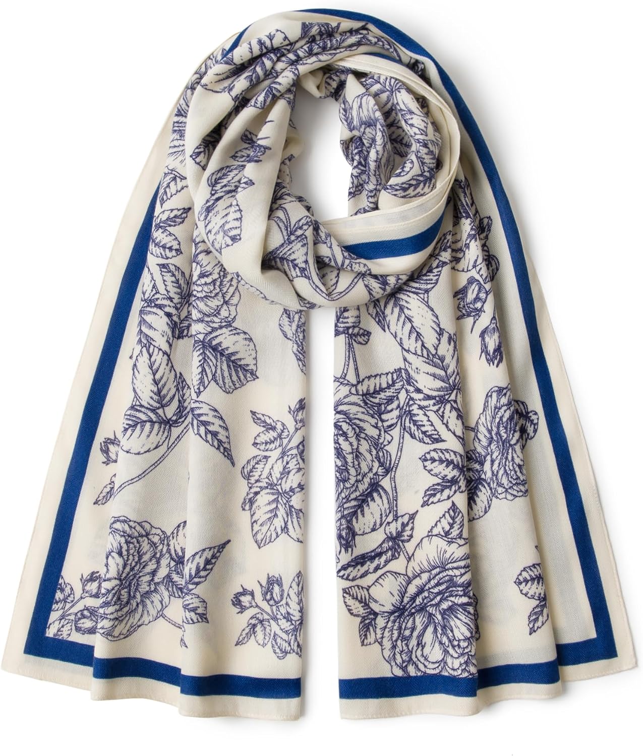 Women's Oversized Pashmina Scarf - Luxurious Wool Feel Shawl Wrap, Warm Winter Accessory with Gift Packaging - Image 3