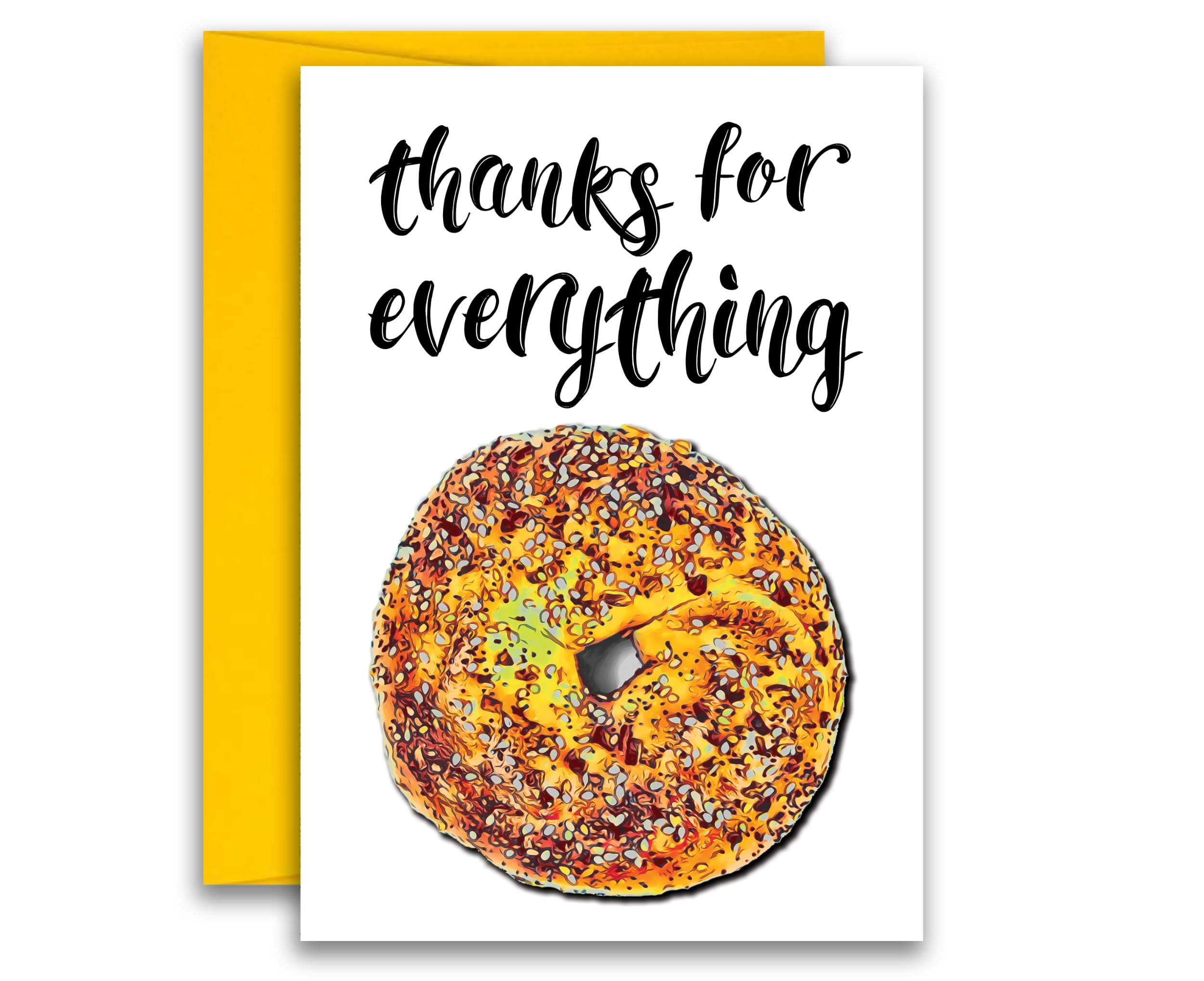 Funny Valentines Day Cards You're My Everything Bagel Card – EPMFG Pop ...