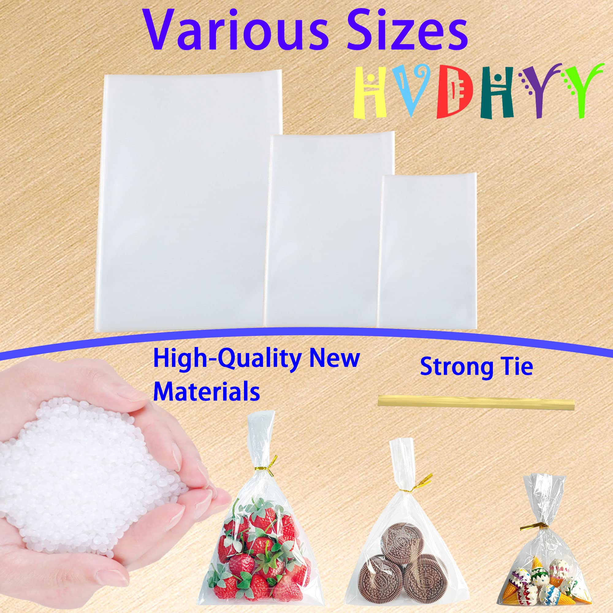 Bustine Trasparenti Richiudibili HVDHYY - 200 Pezzi, 70x100 Mm, Per Alimenti E Gioielli - Foto 6