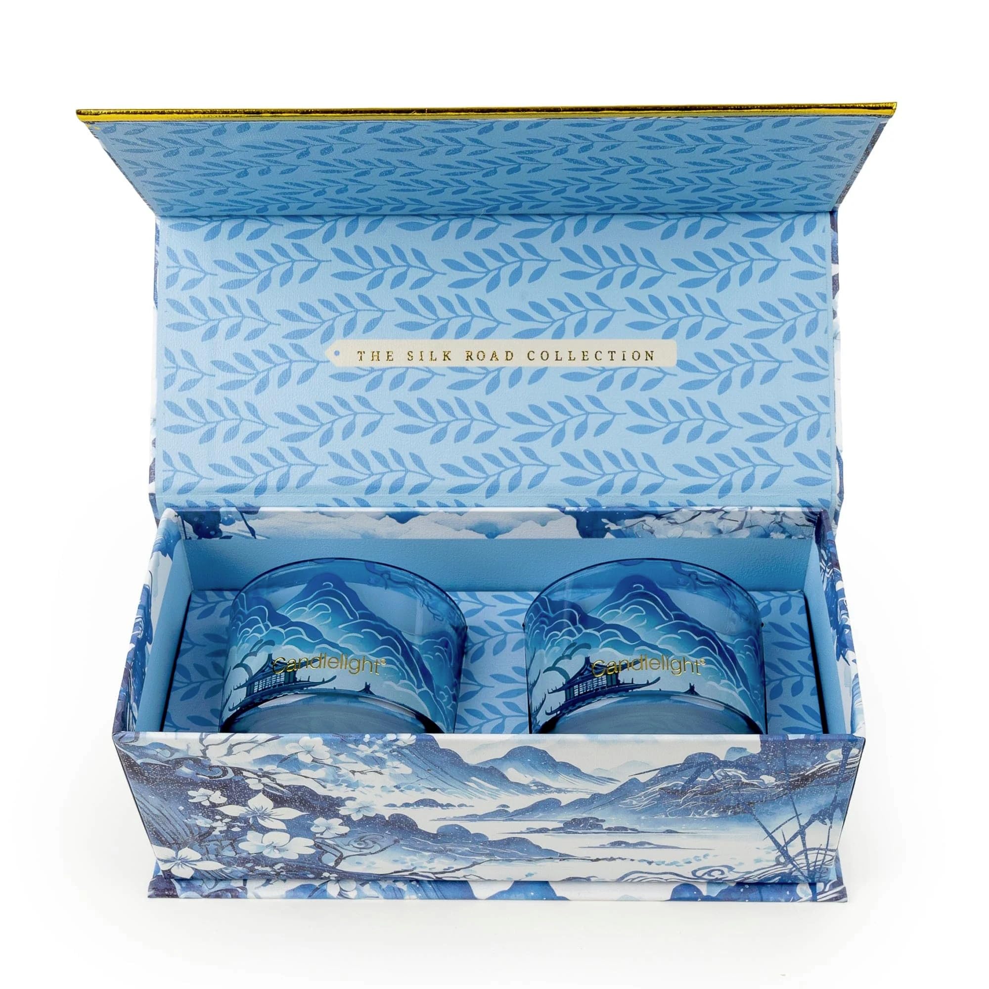 Candlelight Tianshui Luxury Scented Sea Salt Candle Apothecary Home Fragrance Gift Edition (Set of 2 x 100)