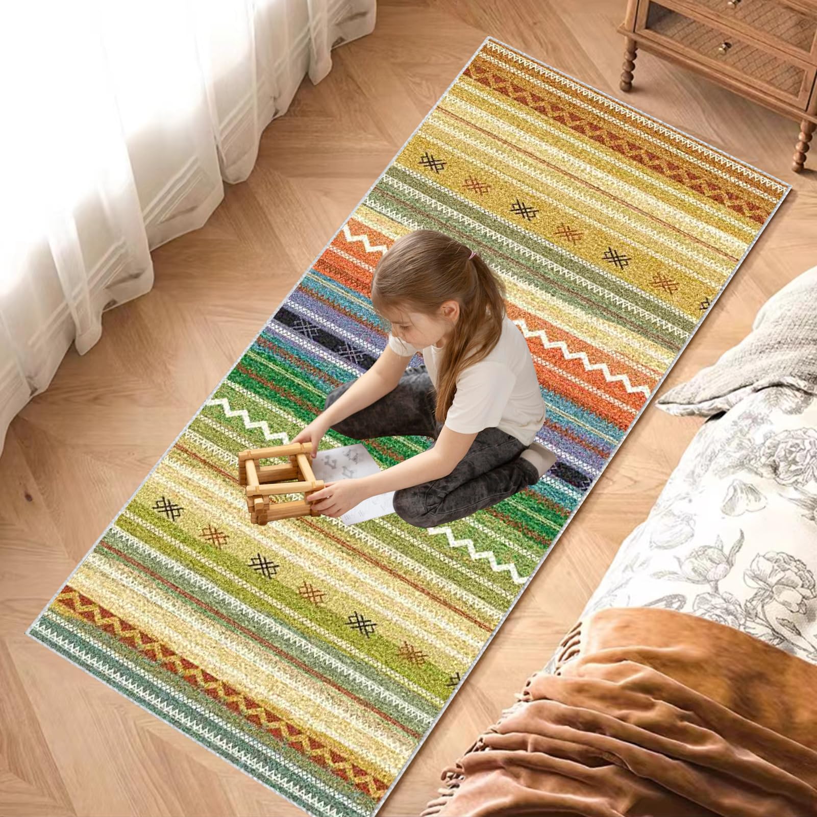 Dywan Biegacz Kuchenny Długi Dywan Runner Wejście Do Wnętrz 70 x 120 cm Chodnik Dywan Do Przejścia Kuchni Antypoślizgowy Zmywalny Dywan Chodnik Do Kuchni Wejście Sypialnia