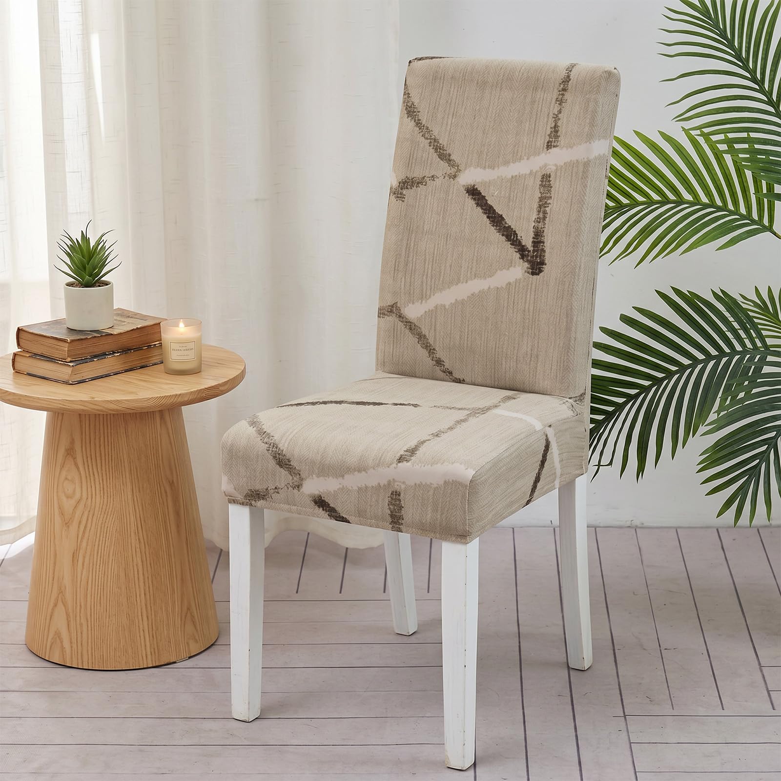 Housses de chaise lavables pour masquer l'usure lot de 4