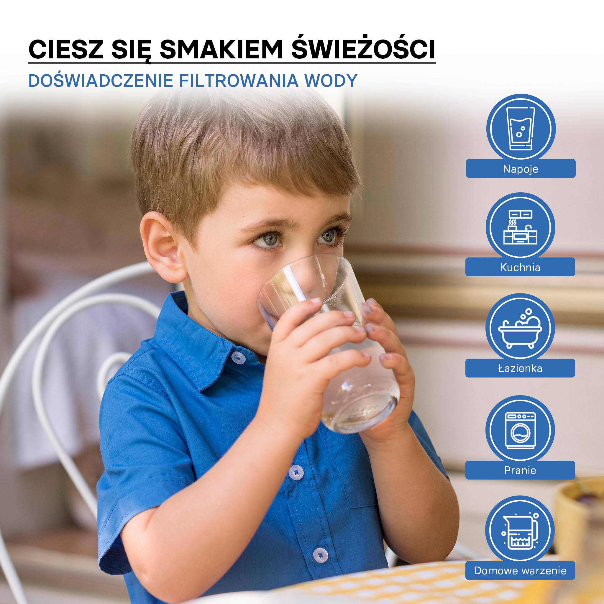 Zbiornik na wodę Naturewater 4 G (15,14 l) do wody z odwróconej osmozy, pojemnik bezpieczny dla żywności, zbiornik z membraną z gumy butylowej