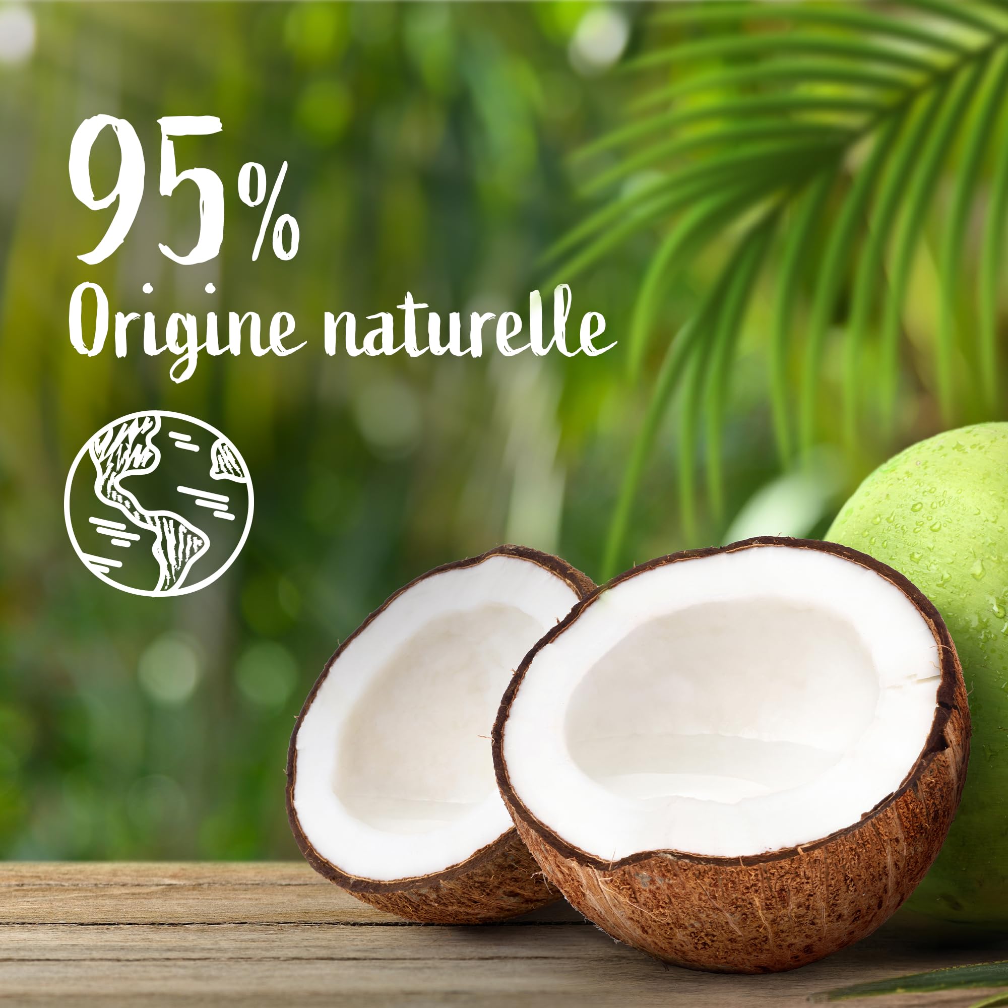 Le Petit Marseillais – Crème Corps Nourrissante Eau de Coco (pot de 380 ml) – Crème hydratante pour peaux sèches – Formule vegan 95% d'origine naturelle