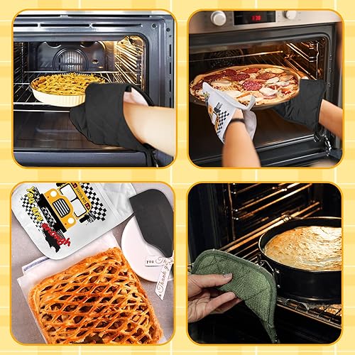 Miniatura 5 de Kit de 12 piezas de regalo para conductor de autobús, soporte para ollas de autobús escolar con llavero, espátula de silicona y tarjeta de