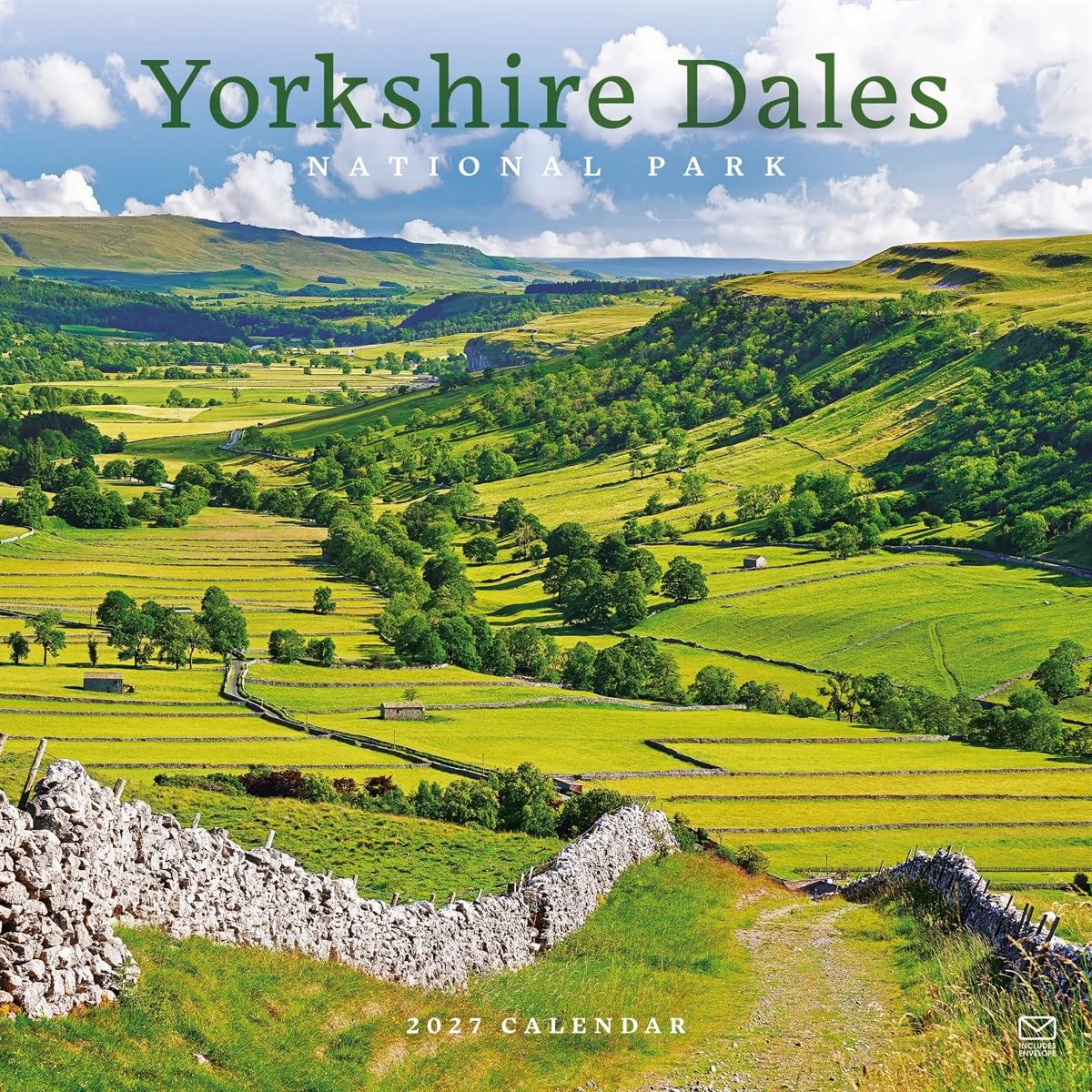 Carousel Worldwide Yorkshire Dales National Park 2027 Square Wall Calendar, 12-Month Calendar, National Park Landscapes