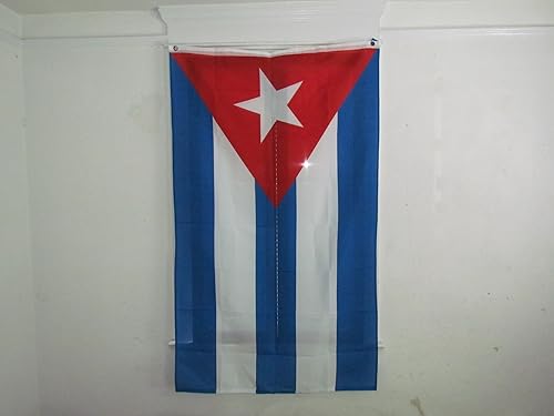 Bandera de poliéster impresa de Cuba de 3 x 5 pies