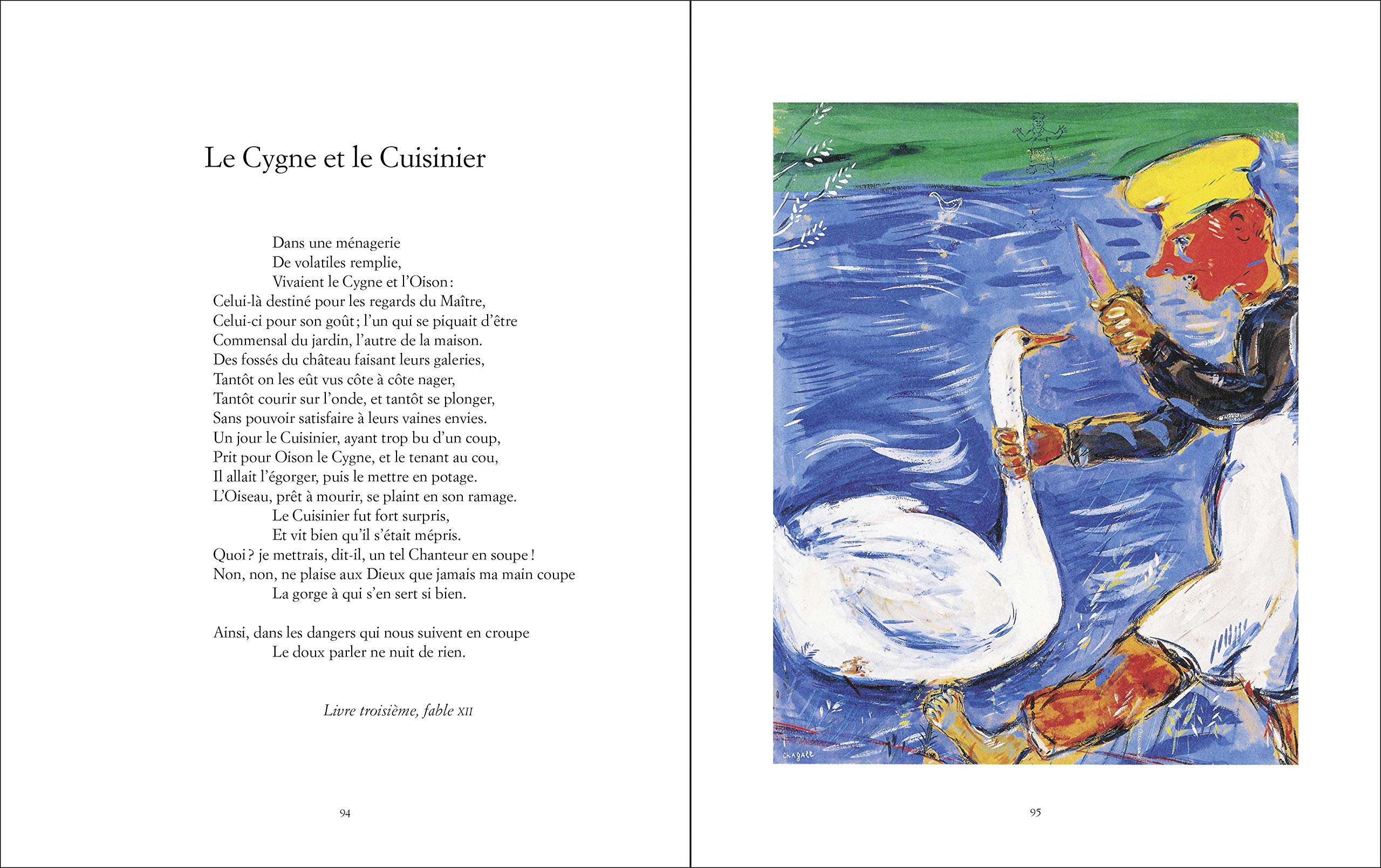 Les Fables de La Fontaine illustrées par Chagall (Coffret)