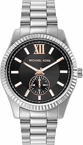 Michael Kors - Reloj cronógrafo Lexington de acero inoxidable