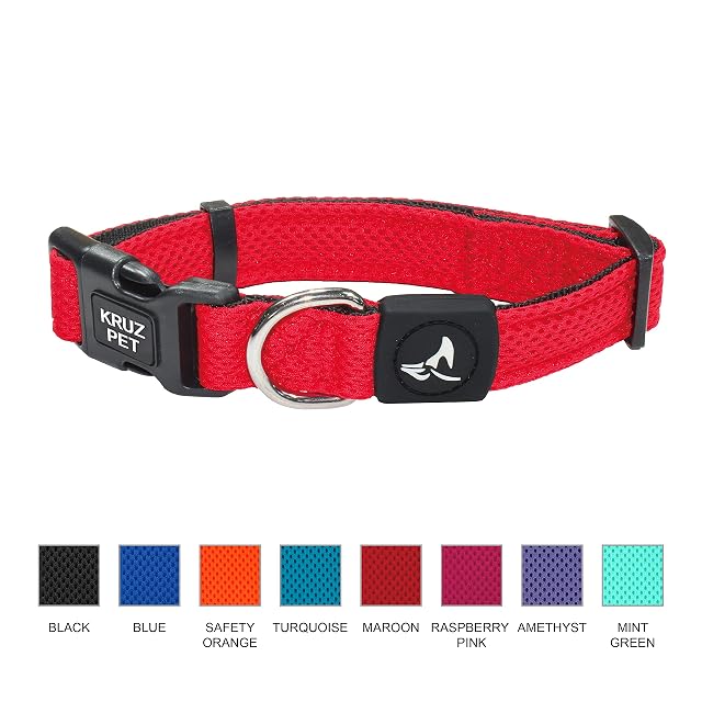 Foto 2 de 8 de Kruz - Collar de Perro Ajustable de Alta Resistencia Original, Acolchado ultrasuave, Durabilidad de por Vida…