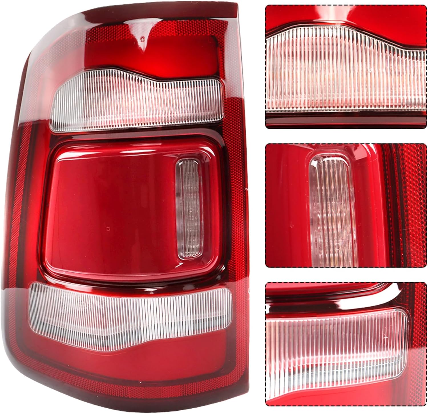 Tail Light Left Side Outer Replacement for R-am 1500 2019-2021 Rear Brake Lamp