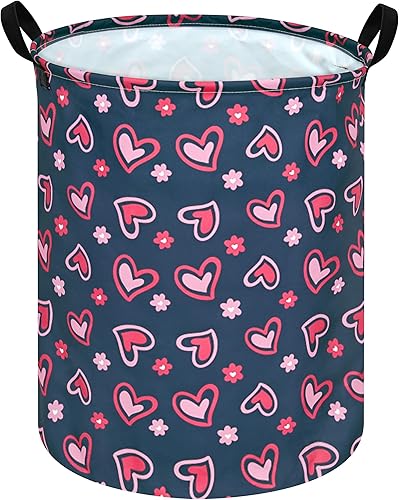 Miniatura 18 de Cesta redonda para ropa sucia, cestas de almacenamiento para guardería, cestas de regalo para el hogar, oficina, decoración del hogar