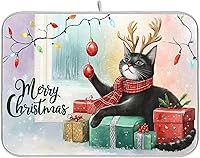 Vista 16 de Tapete de secado de platos con temática náutica para encimera de cocina, caballo marino, tortuga, pulpo, tapete de secado costero, súper absorbente