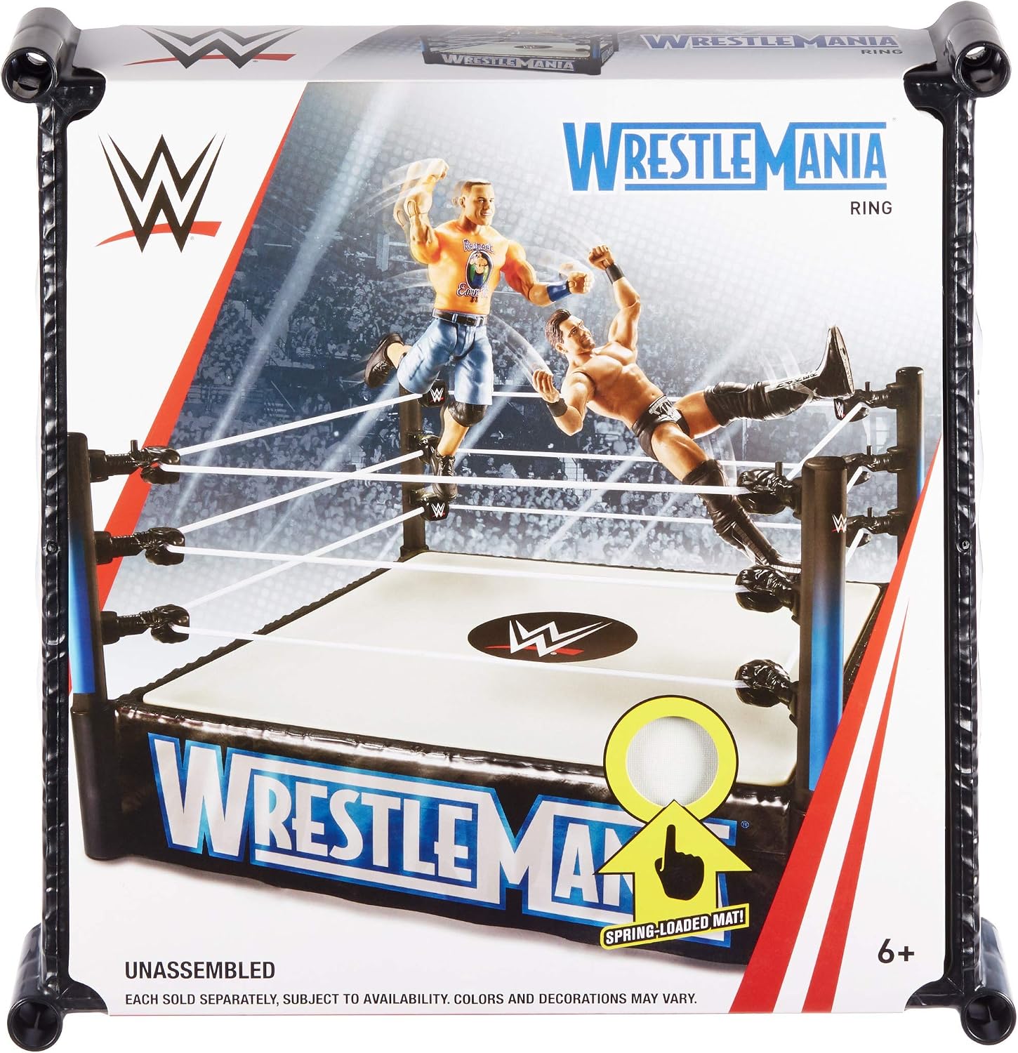 WWE Superstar 14-inch Ring with Authentic Decoration