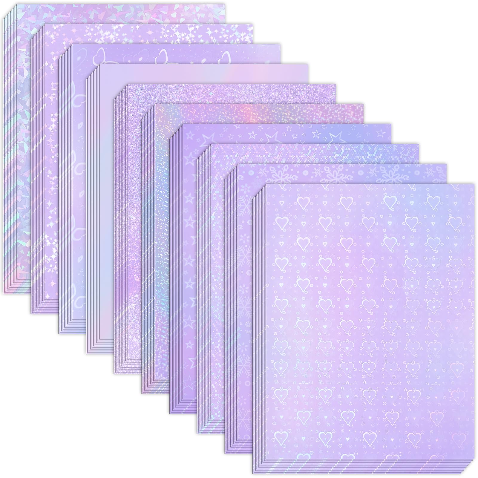 SAND HOLOGRAPHIC STICKERS – Superbavp 100 piece holographic sticker,2-3 inches big display picture 1