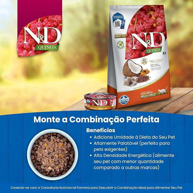 Foto 6 de 8 de fARMINA N&D Cat Quinoa Herring & Coconut