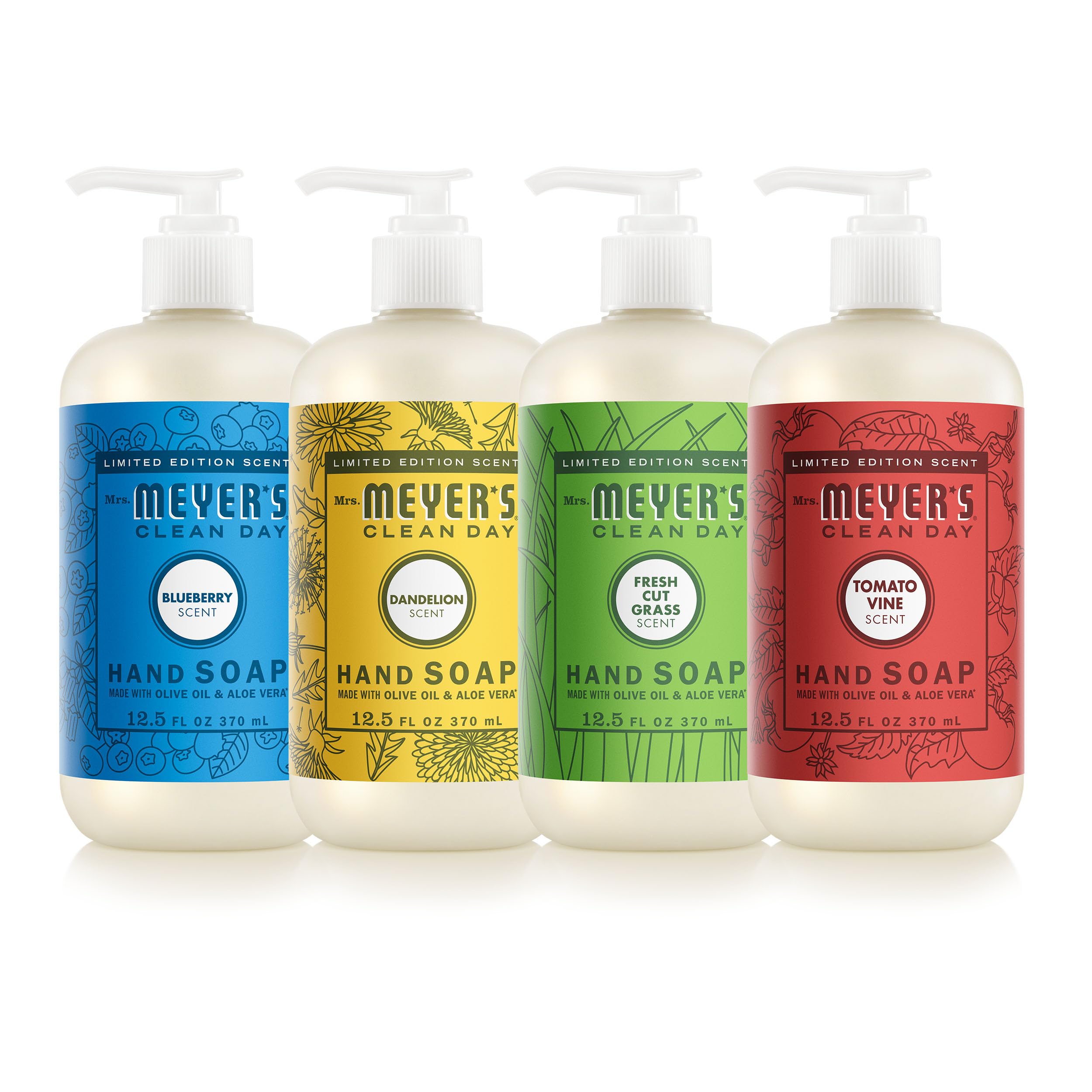 Amazon.com: Mrs. MEYER'S CLEAN DAY Summer Hand Soap Set, includes