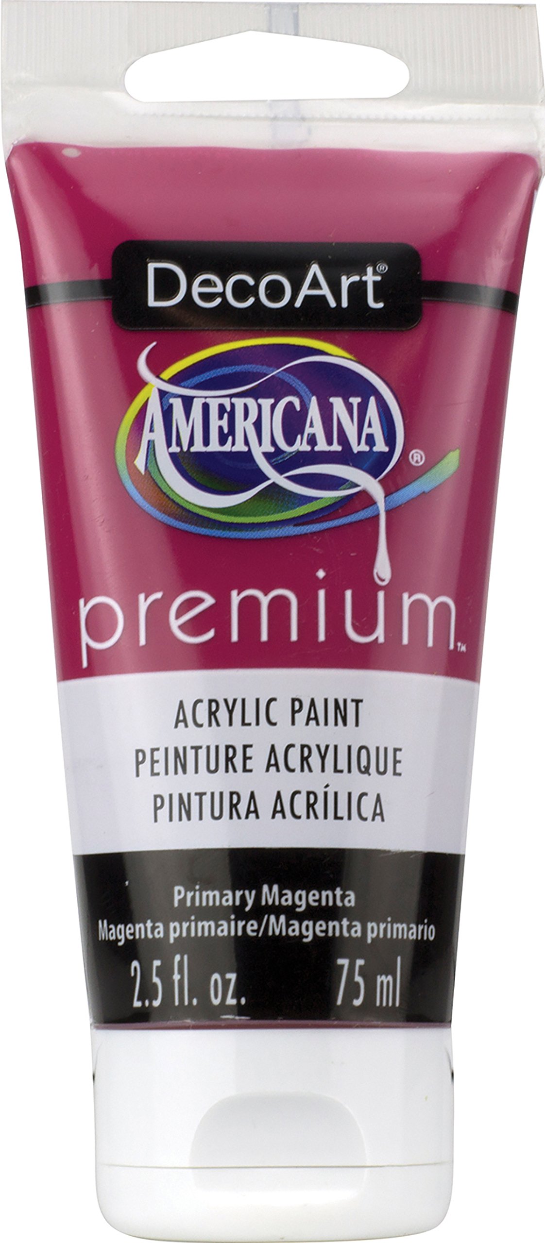 Decoart Primary Magenta Premium Acrylics Artist Paint, Acrylic, 3.8 X 3.8 X 13.7 Cm