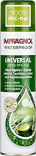 IMPRÄGNOL Imprägnier-Spray Waterproof Universal 100 % PFC-frei: Gegen Nässe & Schmutz, wachsbasierter Schutz für Leder, Te...