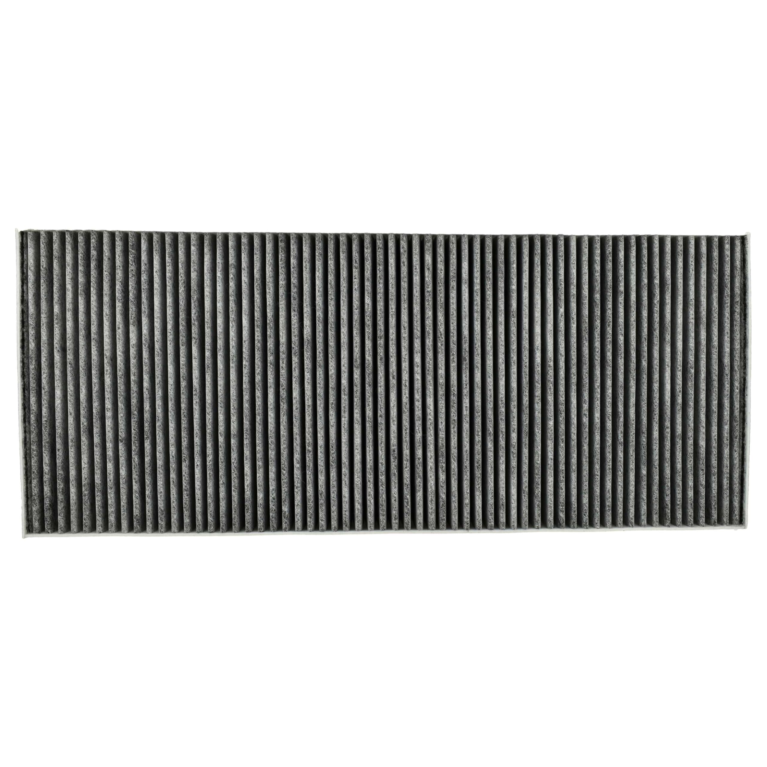 vhbw 8 x filtr z węglem aktywnym zamiennik do Siemens LZ46810 do okapu kuchennego - 46 x 19,1 x 5 cm