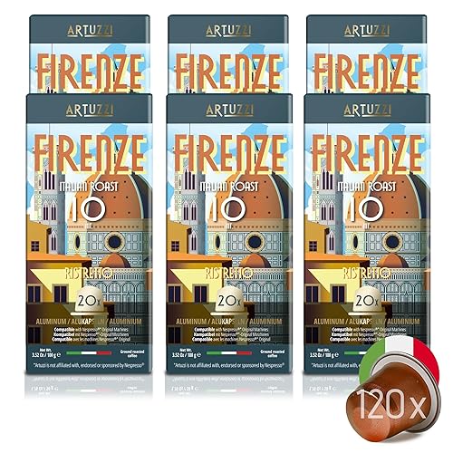 Miniatura 36 de Artuzzi Cápsulas de café Nespresso compatibles con 120 unidades para máquinas originales Nespresso Cápsulas de café Espresso Ristretto Lungo