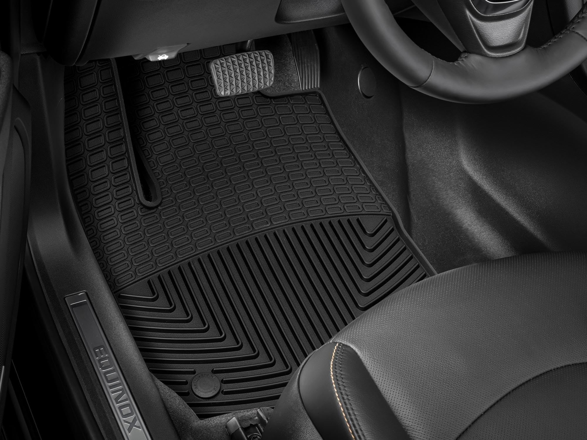 WeatherTech All-Weather Floor Mats for Chevrolet Equinox 1st Row W424 Black — view 2