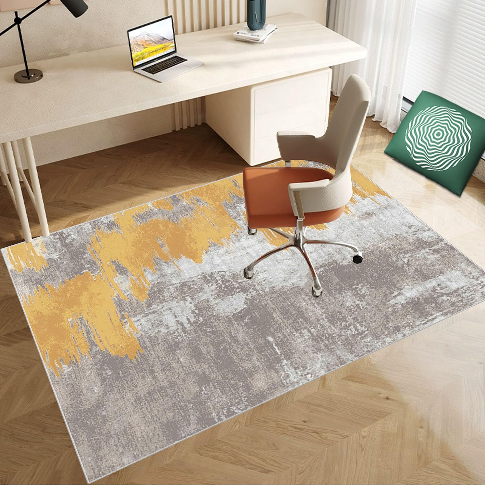 70 x 100 cm Heavy Duty Office Chair Mat for Carpeted Floor Computer Gaming Desk Chair Mat for Carpet Hard Floor Protector Mat for Rolling Chair Carpet Protector Chair Mat Floor Mat for Office Chair