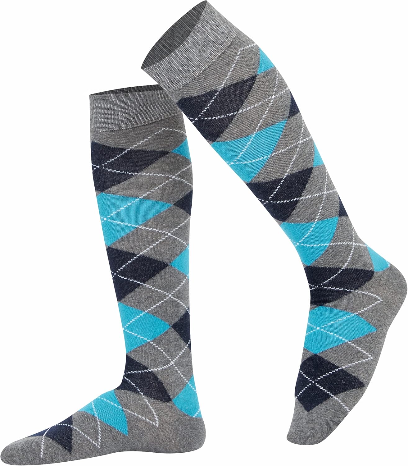 Mysocks Kniestrümpfe Unisex - Gepunktet Aus Baumwolle Mit Latexband