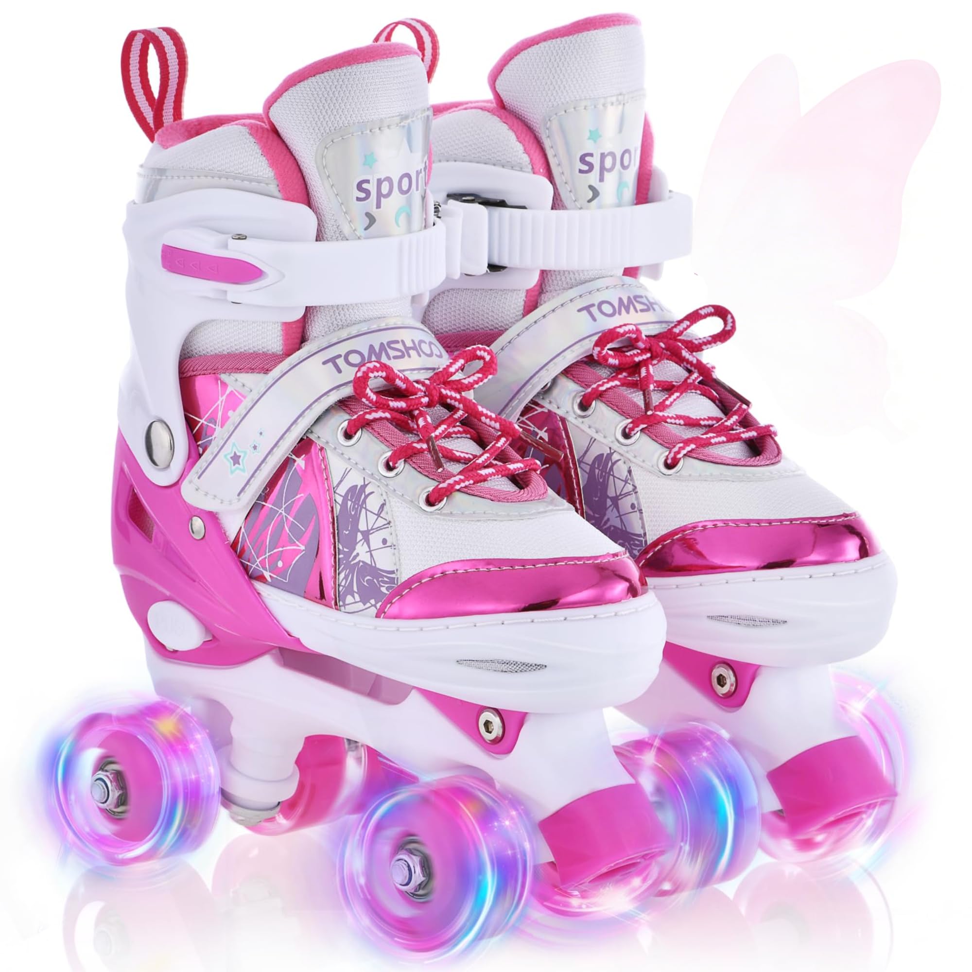 TOMSHOO Adjustable Quad Skates