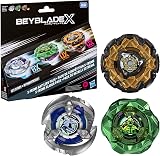 Beyblade X, Pack de compétition X-Treme, inclut 3 toupies de compétition Beyblade X conçues par Takara Tomy, dès 8 Ans - 1