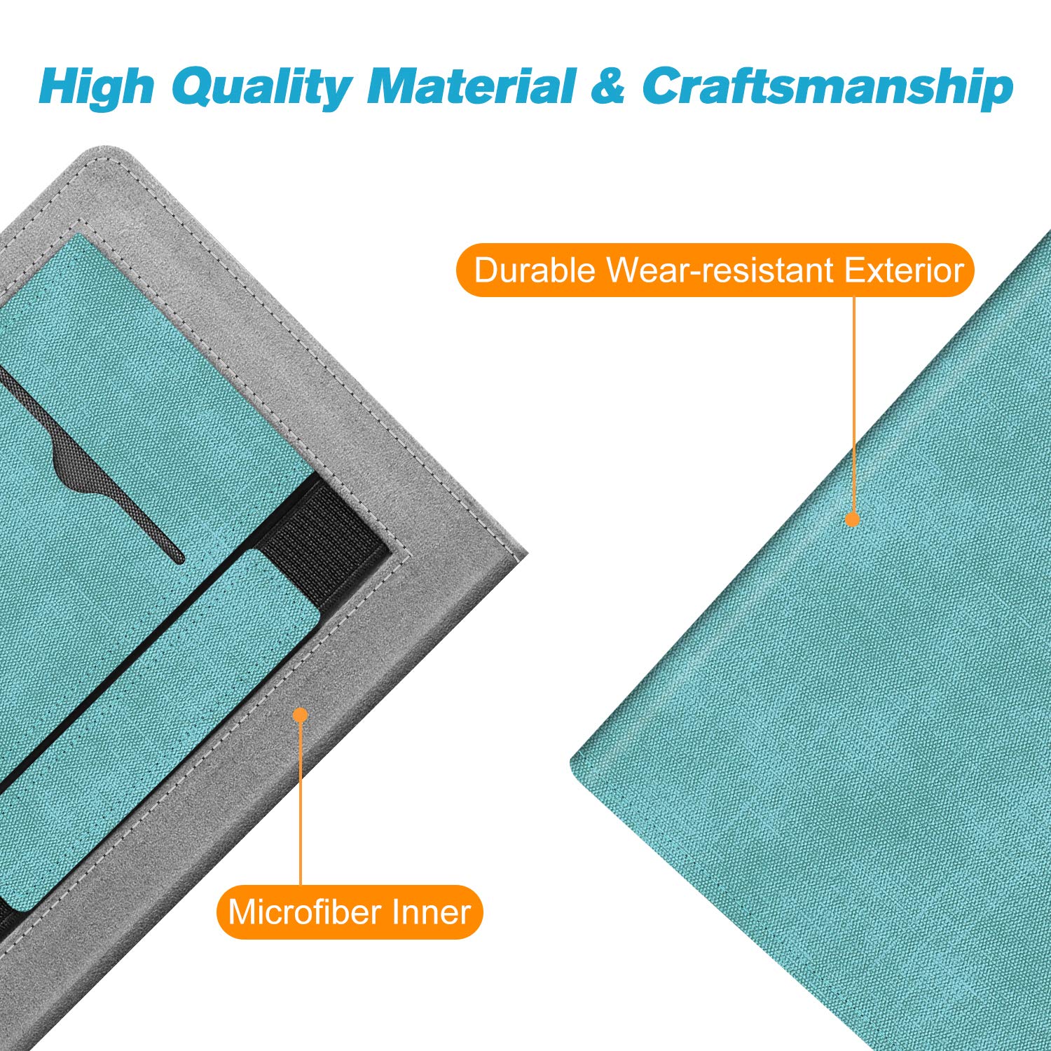 Custodia Per Kobo Clara HD 2018 - Cover Con Supporto E Cinturino, Auto Sveglia - Foto 2