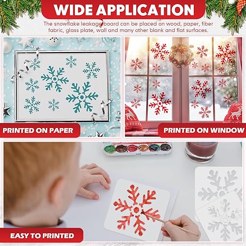 Miniatura 5 de 14 plantillas grandes para pintar sobre madera, plástico, plantilla de 5 puntos, plantillas de pintura para paredes de tela, papel artístico,