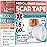 Medical Grade Silicone Scar Tape - Transparent (1.6x60) - Visible Difference on Surgical & Keloid Scars - Reusable Silicone Scar Sheets - Easy to Use Silicone Tape for Scars