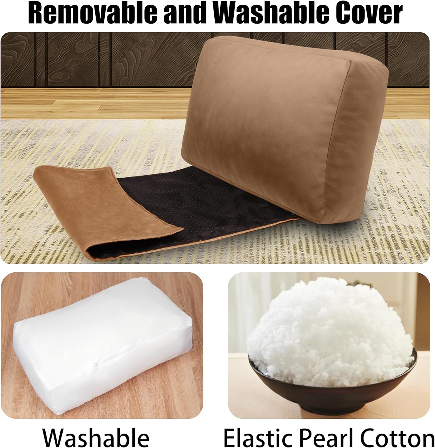 sokoro Recliner Headrest Pillow, Versatile Neck Support Cushion with Velvet Cover for Adults, Ideal Accessory for Chair, Couch, Office, Bed, Lumbar Pain Relief, Travel, Lounging, Brown - Image 4