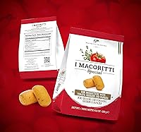Vista 2 de I Macoritti Mini palitos de pan crujientes, auténticos palitos de pan italiano Grissini, sabor a tomate, orégano y pimentón, 8.82 onzas