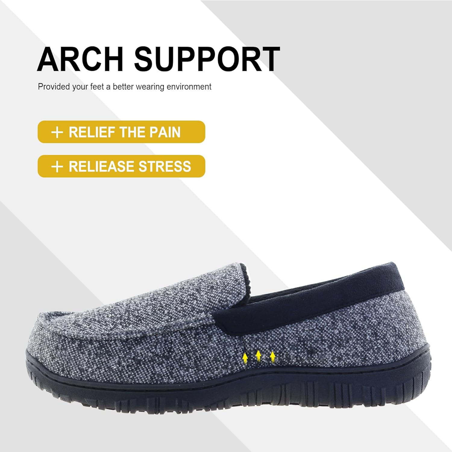 Mens Slippers Indoor Outdoor House Slippers Comfort House Shoes - Image 4