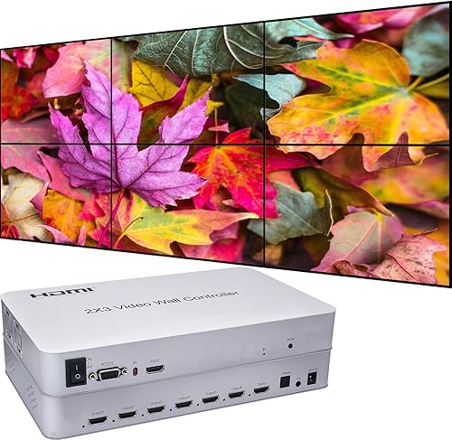 DEFACE Controlador de pared de vídeo 2x3 4K