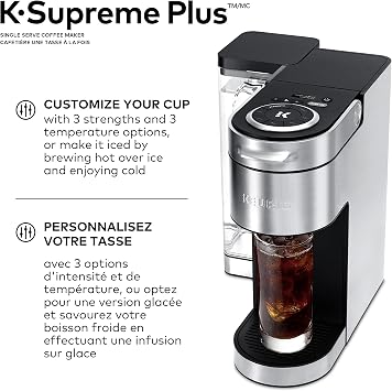 K-Supreme Plus Single Serve K-Cup Pod Coffee Maker