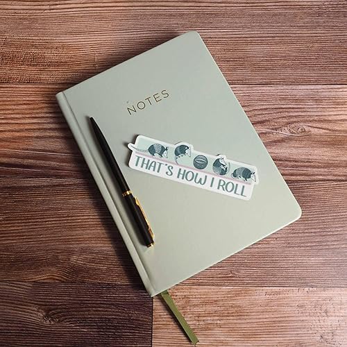 Miniatura 3 de That's How I Roll Armadillo Sticker for Hydroflask, Cute Animal Decals for Drink Tumblers, Adorable Funny Laptop Decals, Southern Wildlife Gifts