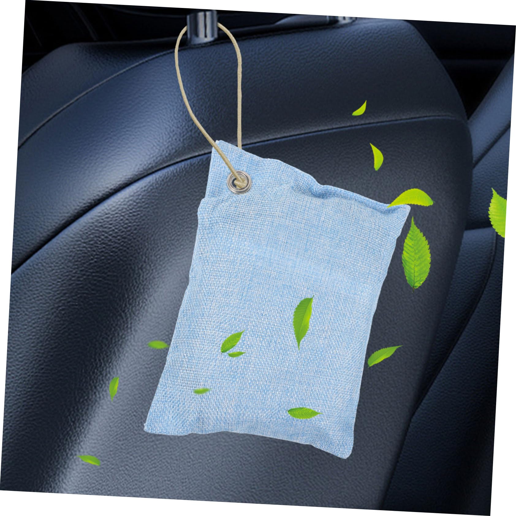 Bolsas Purificadoras de Aire de Bambú de Carbón Activado y Purificación 4piezas Absorción de Humedad Hogar y Coche