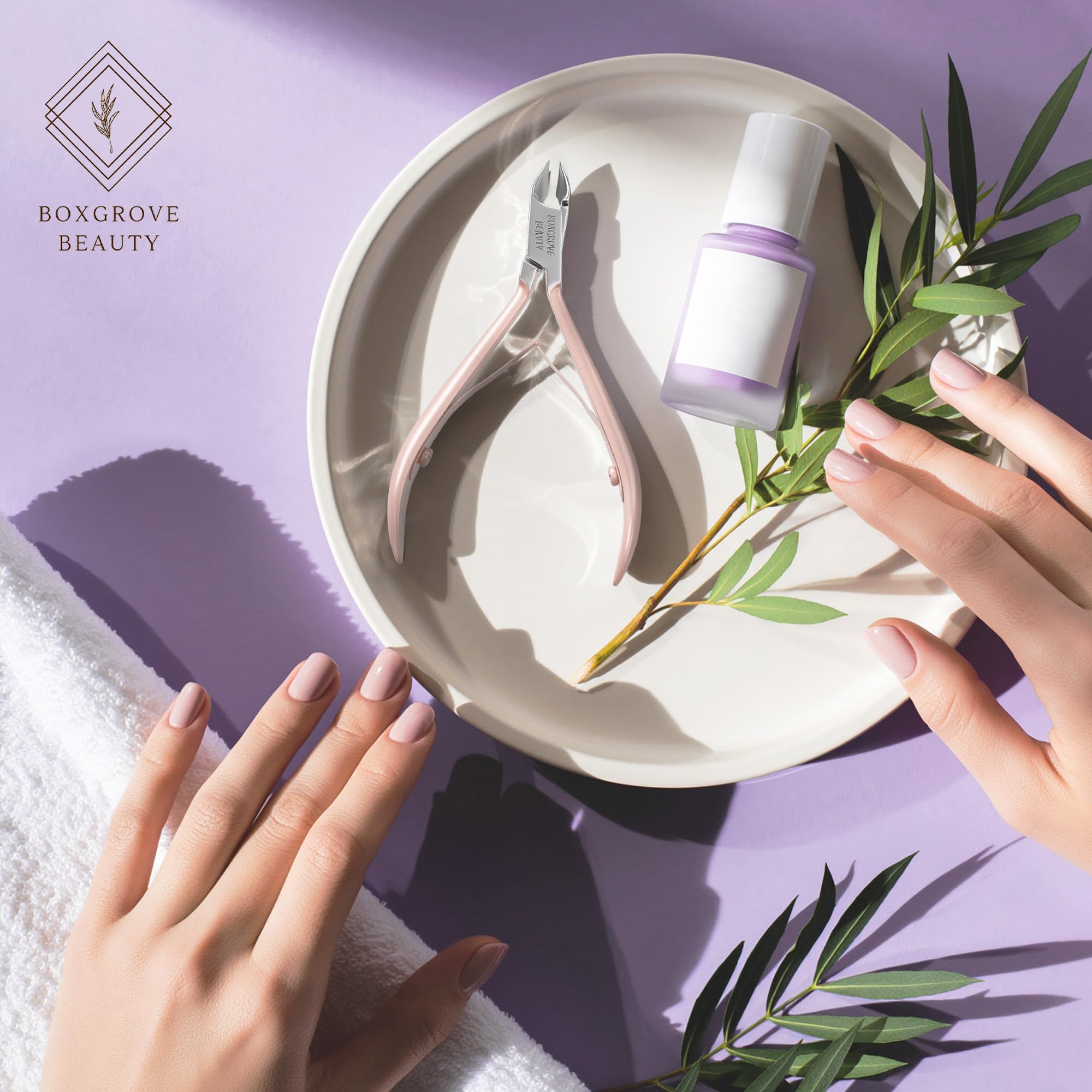 Cortador profesional de cutículas y empujador de manicura, herramientas de manicura con doble resorte, herramienta perfecta para el cuidado de las uñas para manicura y pedicura en casa, spa, salón,