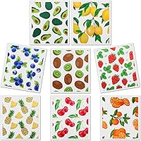 Vista 11 de Lucomb Paños de cocina suecos para cocina, paquete de 8 trapos reutilizables de cocina de secado rápido, toallas de limpieza surtidas