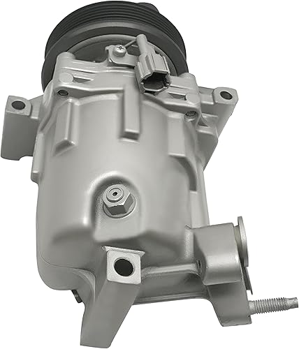 Miniatura 3 de RYC Compresor de aire acondicionado automotriz EG887 (solo se adapta a vehículos manuales de 6 velocidades. Modelo de compresor CR-10. Compatible