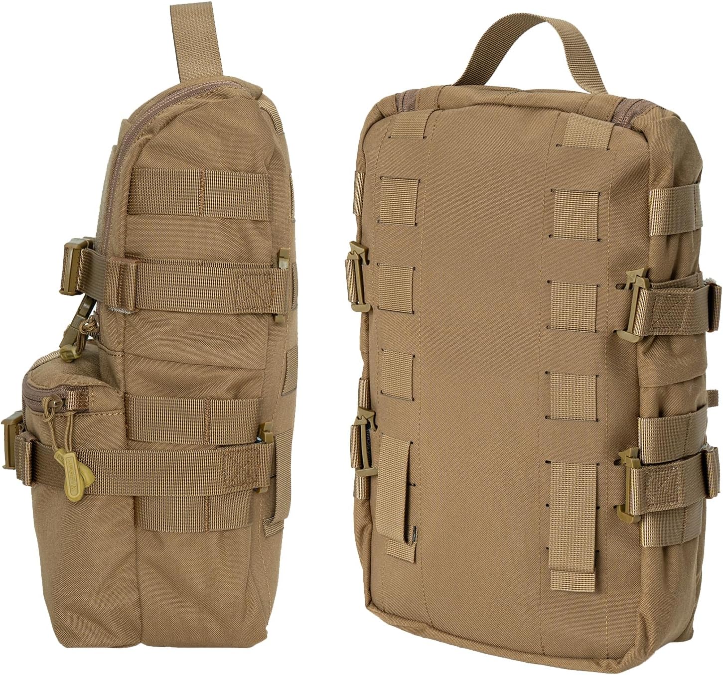 IDOGEAR SPORTS Tactical MOLLE Hydration Pack for 2L Water Bladder Reservoir Bag for Plate Carrier Outdoor Airsoft Paintball - Image 2