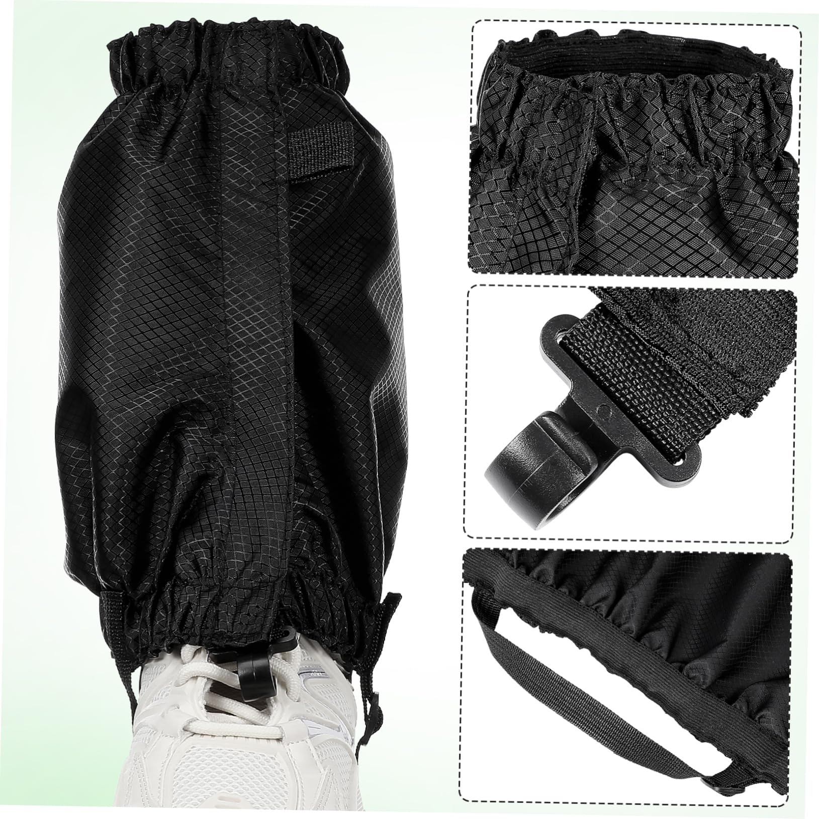 Veemoon Guêtres De Randonnée Imperméables - Guêtres De Cheville Étanches pour Neige Et Pluie - Idéales pour Trekking Alpinisme Escalade Et Activités De Plein Air Protection