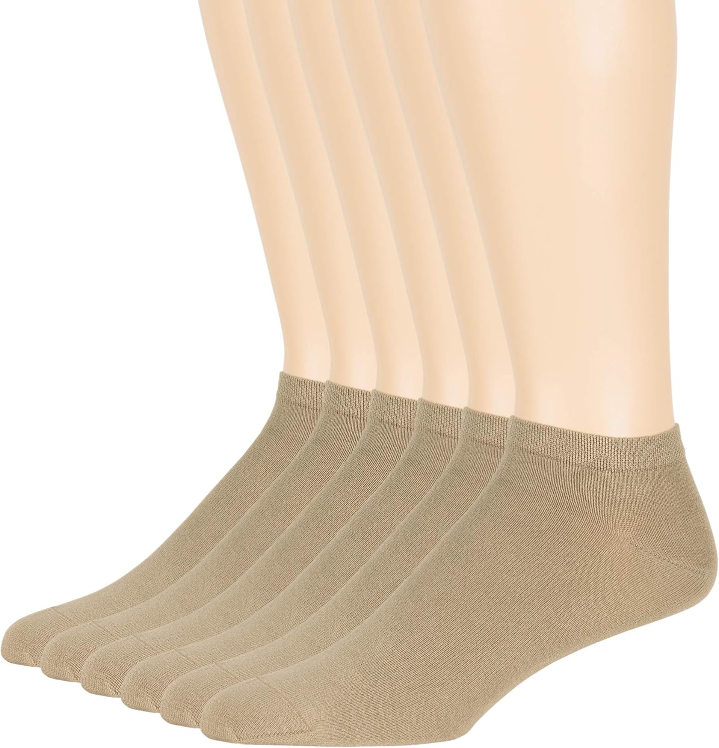 7BigStars Men Viscose From Bamboo Ankle Socks, 6 Pairs Soft Thin Seamless Low Cut, Breathable Lightweight Daily Comfort